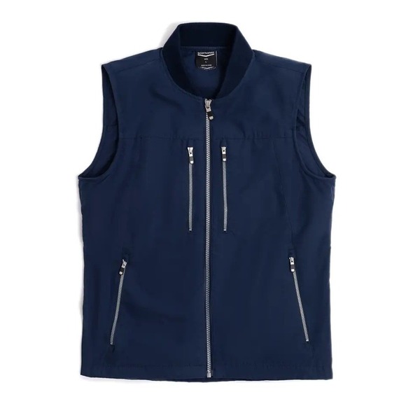 Scottevest Other - SCOTTeVEST The 101 Travel Vest Mens Sz L Navy Blue Multi Hidden Pockets Tech NWT